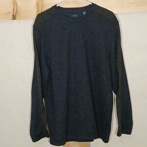 Men's Arrow Long sleeve Shirt, Blue/Gray/Size XL